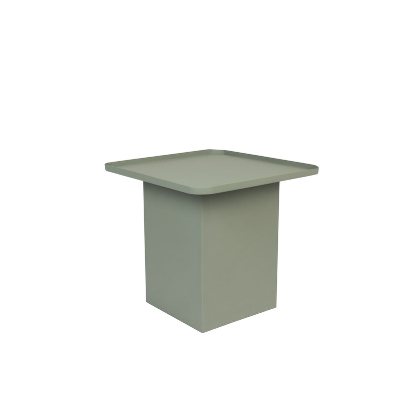 Sverre Bijzettafel Vierkant Metaal 44x44 cm Groen