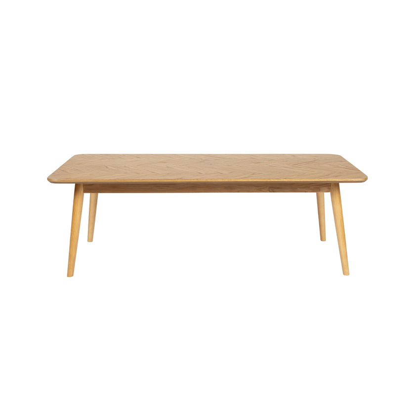 Fabio Salontafel Rechthoekig Hout 120x60 cm Naturel