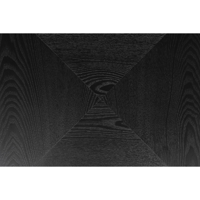 Marcio Salontafel Vierkant Hout/ Metaal 40x40 cm Zwart