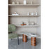 Peli Salontafel Marmer/ Hout 84x 48 cm