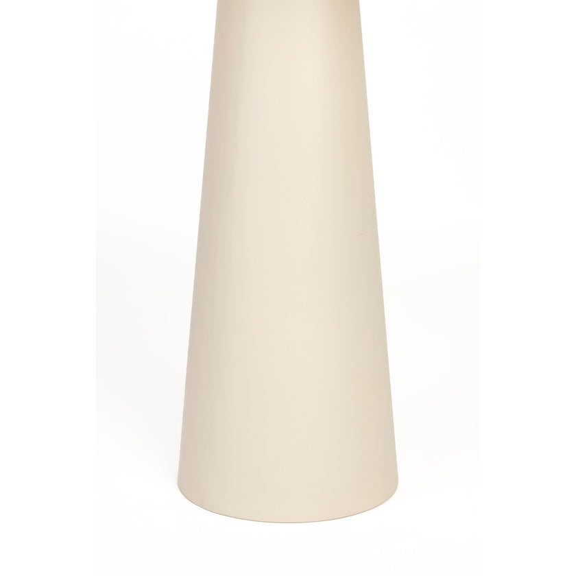 Joya Bijzettafel Travetin-Look 40x40 cm Laag Beige