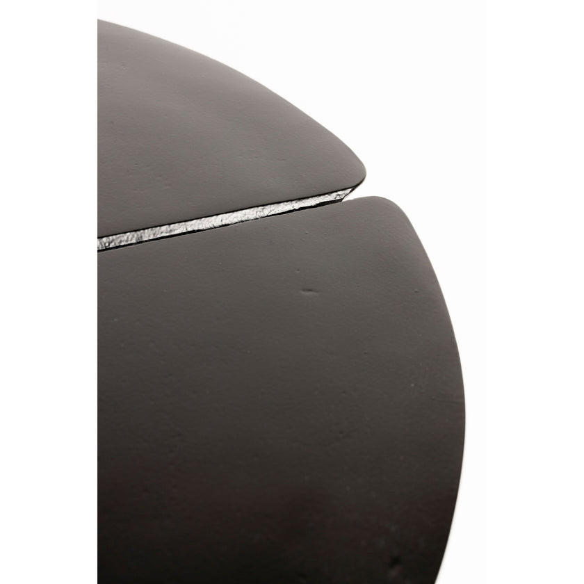 Kourdeboer Bijzettafel Rond Aluminium Zwart - Set van 2