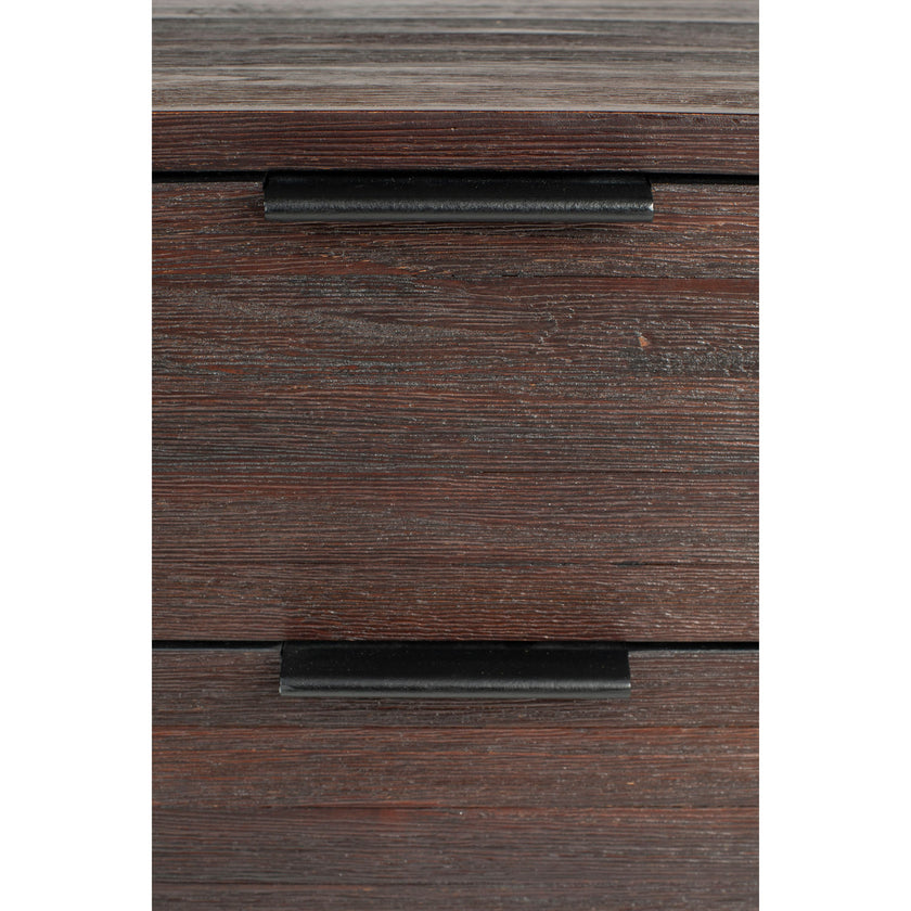 Webster Bijzettafel/ Nachtkastje Teak Hout Bruin