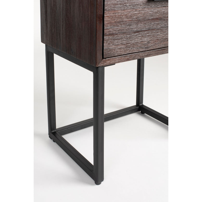 Webster Bijzettafel/ Nachtkastje Teak Hout Bruin