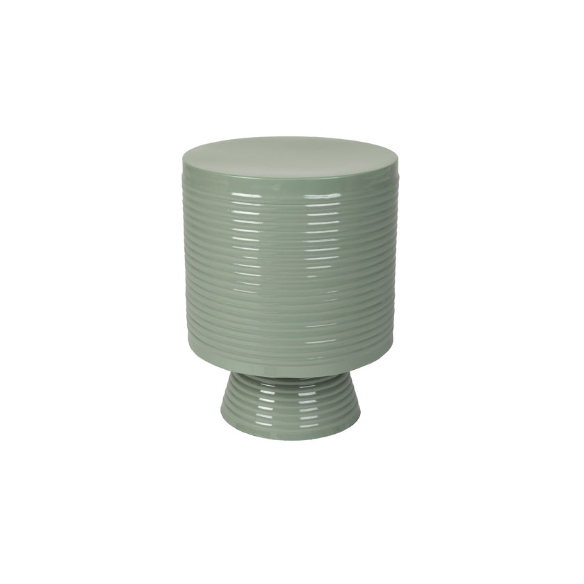 Sven Bijzettafel Rond Metaal 35x35 (L) cm Groen