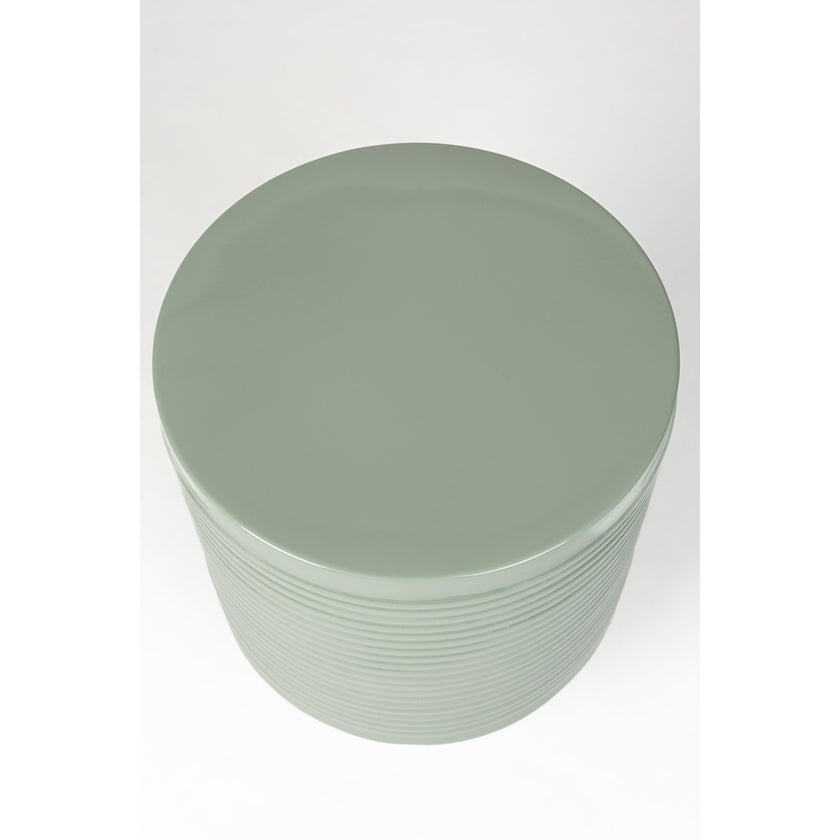 Sven Bijzettafel Rond Metaal 35x35 (L) cm Groen