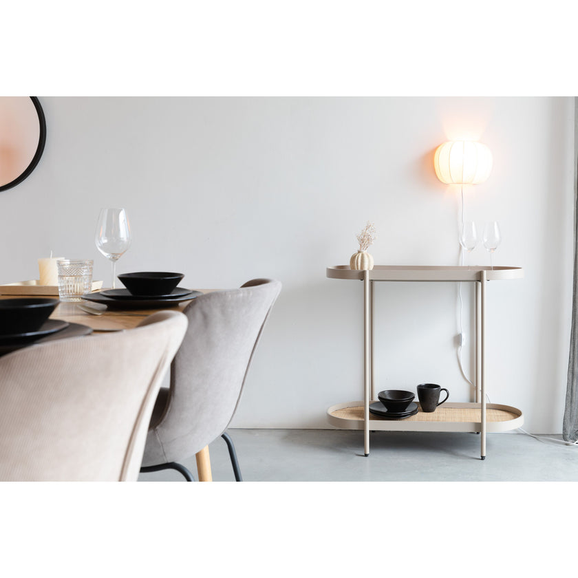 Amaya Consoletafel/ Wandtafel Hout 85x39 Beige