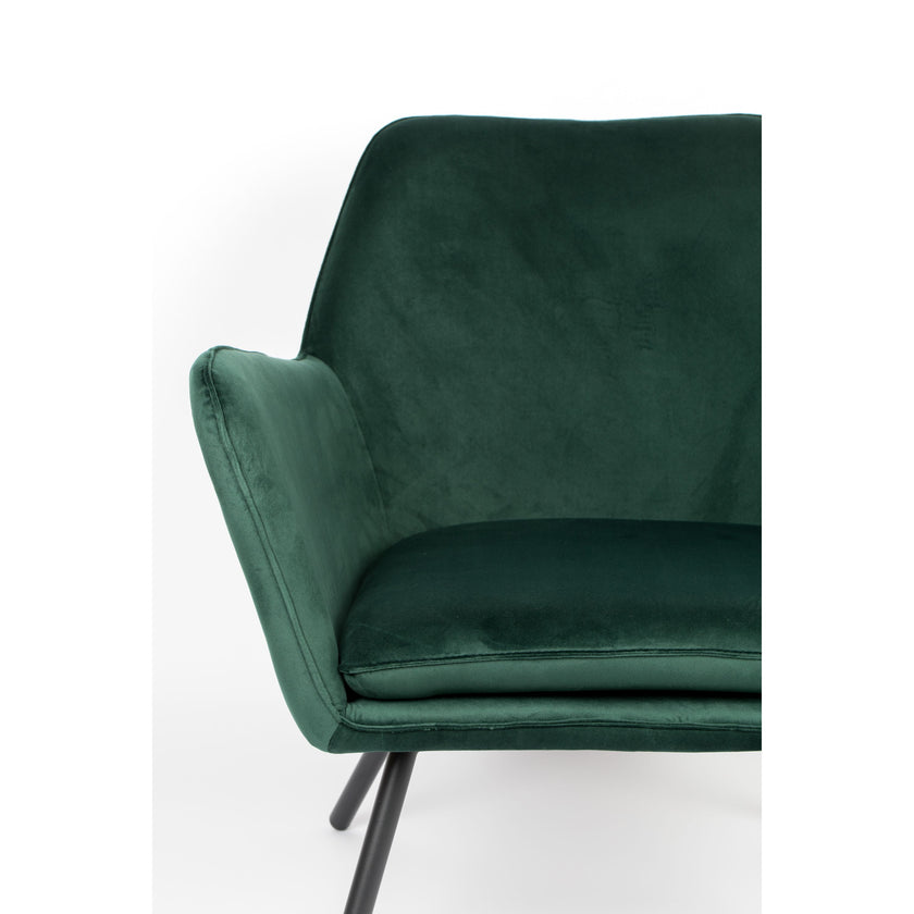 Bon Fauteuil Velvet Groen