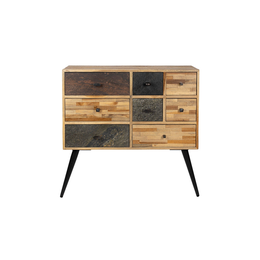 San Kast/ Ladekast Laag Hout Bruin