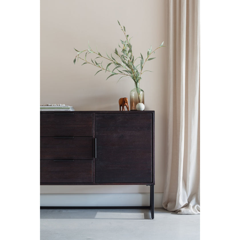 Webster Dressoir/ Kast Hoog Teakhout Bruin