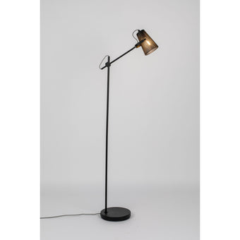 Fokus Vloerlamp/ Staande Leeslamp Zwart