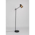 Fokus Vloerlamp/ Staande Leeslamp Zwart