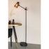 Fokus Vloerlamp/ Staande Leeslamp Zwart