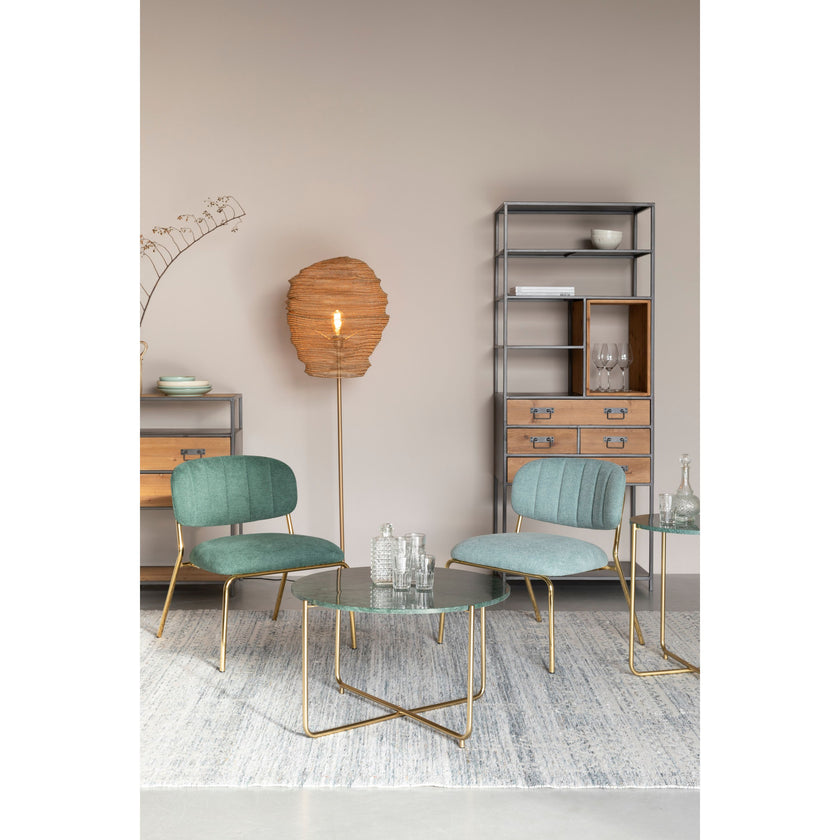 Lena Vloerlamp/ Staande lamp  Goud