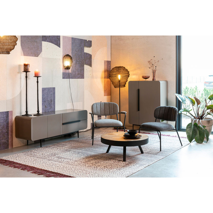 Lena Vloerlamp/ Staande lamp  Zwart