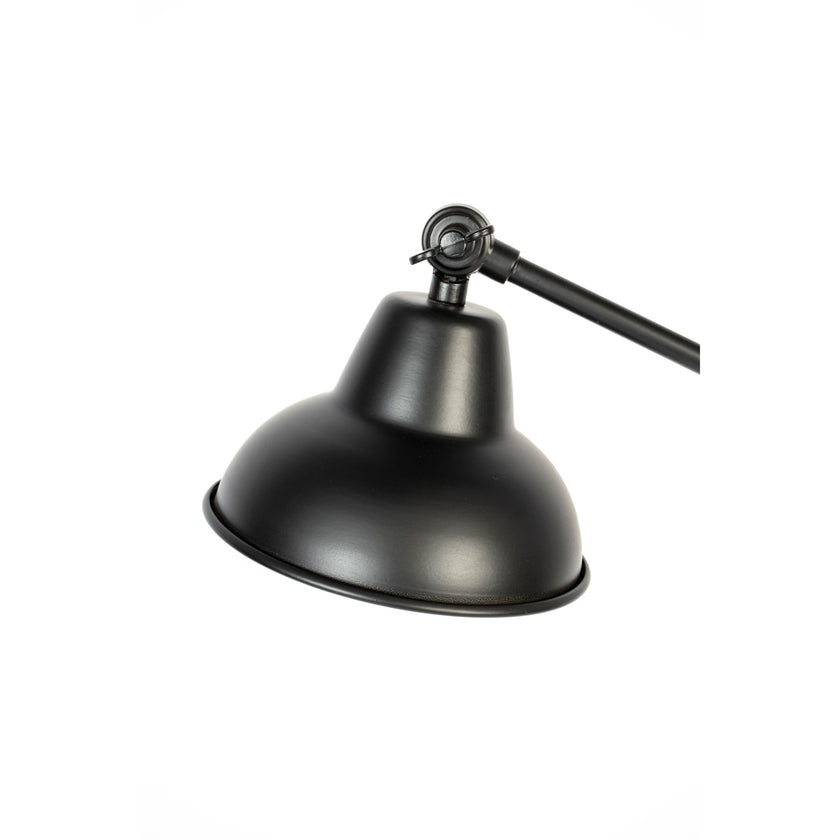 Xavi Vloerlamp/ Staande Leeslamp Zwart