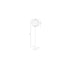 Shem Vloerlamp/ Staande lamp Wit
