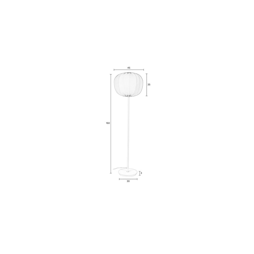 Shem Vloerlamp/ Staande lamp Wit