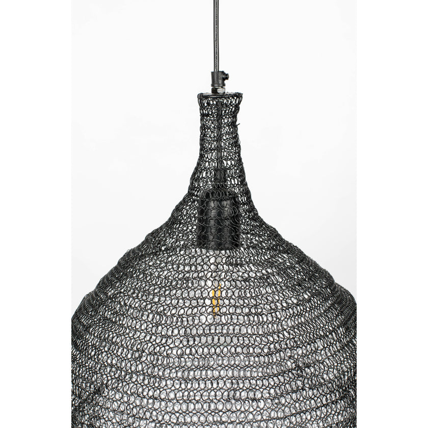 Lena Hanglamp M Zwart