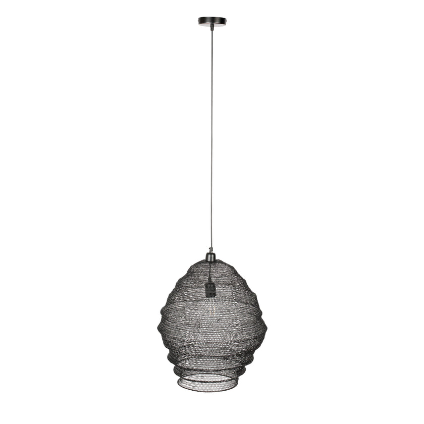Lena Hanglamp L Zwart