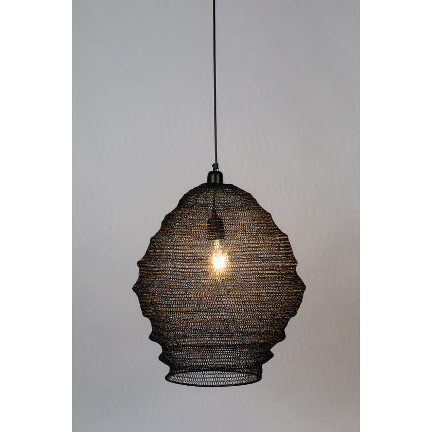Lena Hanglamp L Zwart