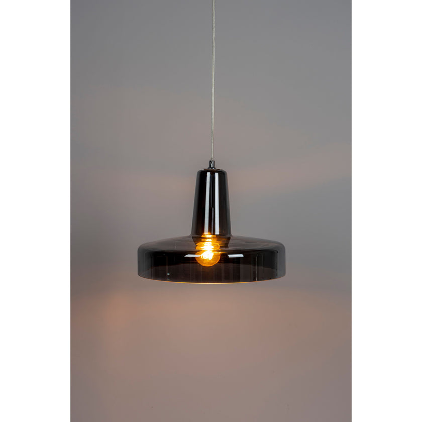 Anshin Hanglamp M Glas Grijs
