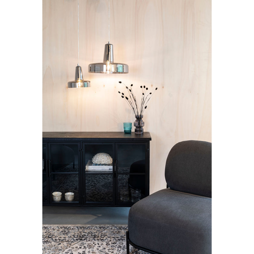 Anshin Hanglamp S Glas Grijs