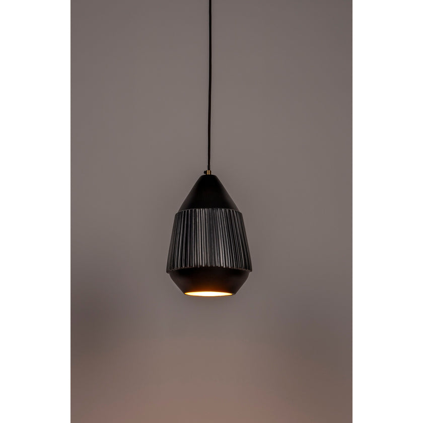 Aysa Hanglamp Lang Zwart