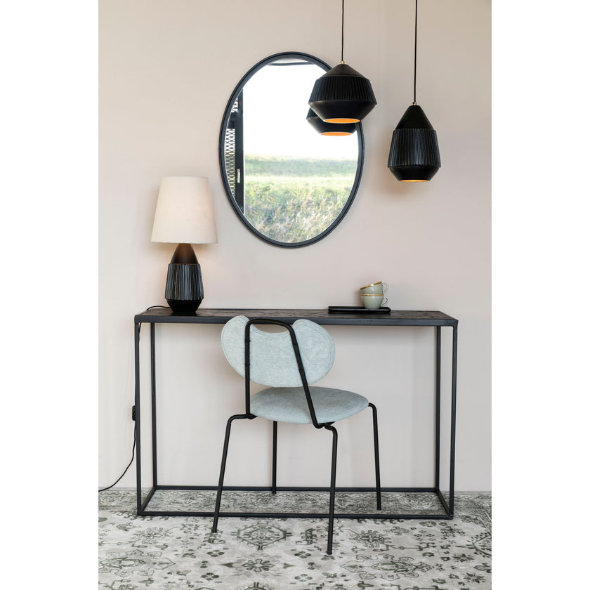 Aysa Hanglamp Breed Zwart