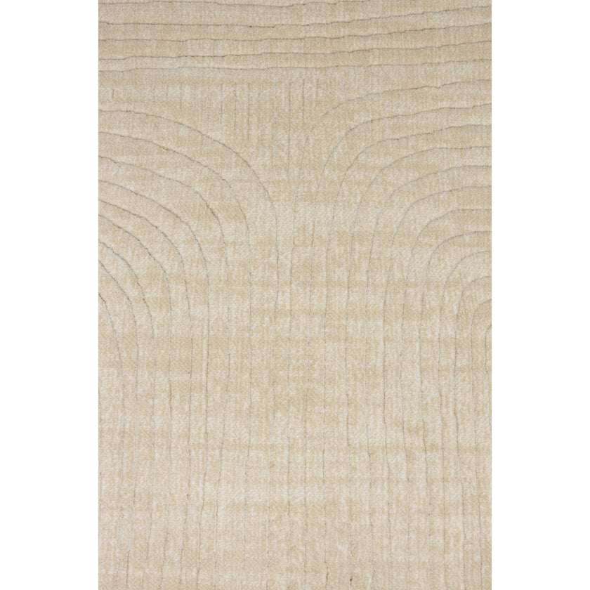 Lignes Vloerkleed 160X230 cm Laagpolig Beige