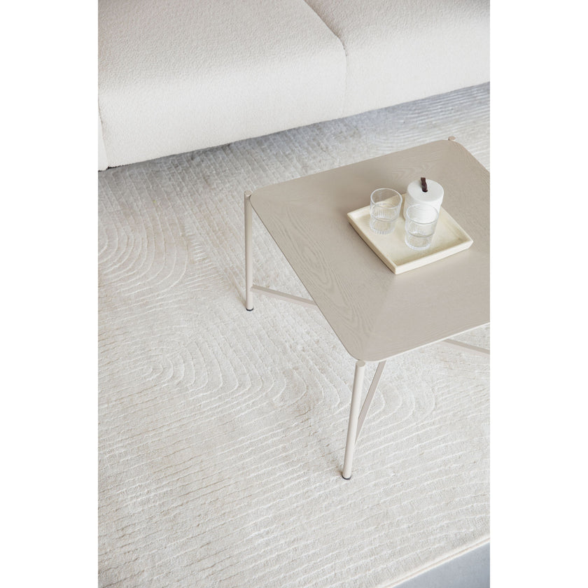 Lignes Vloerkleed 160X230 cm Laagpolig Beige