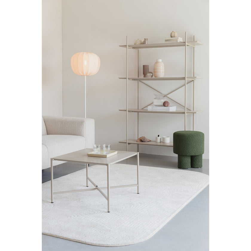 Lignes Vloerkleed 160X230 cm Laagpolig Beige