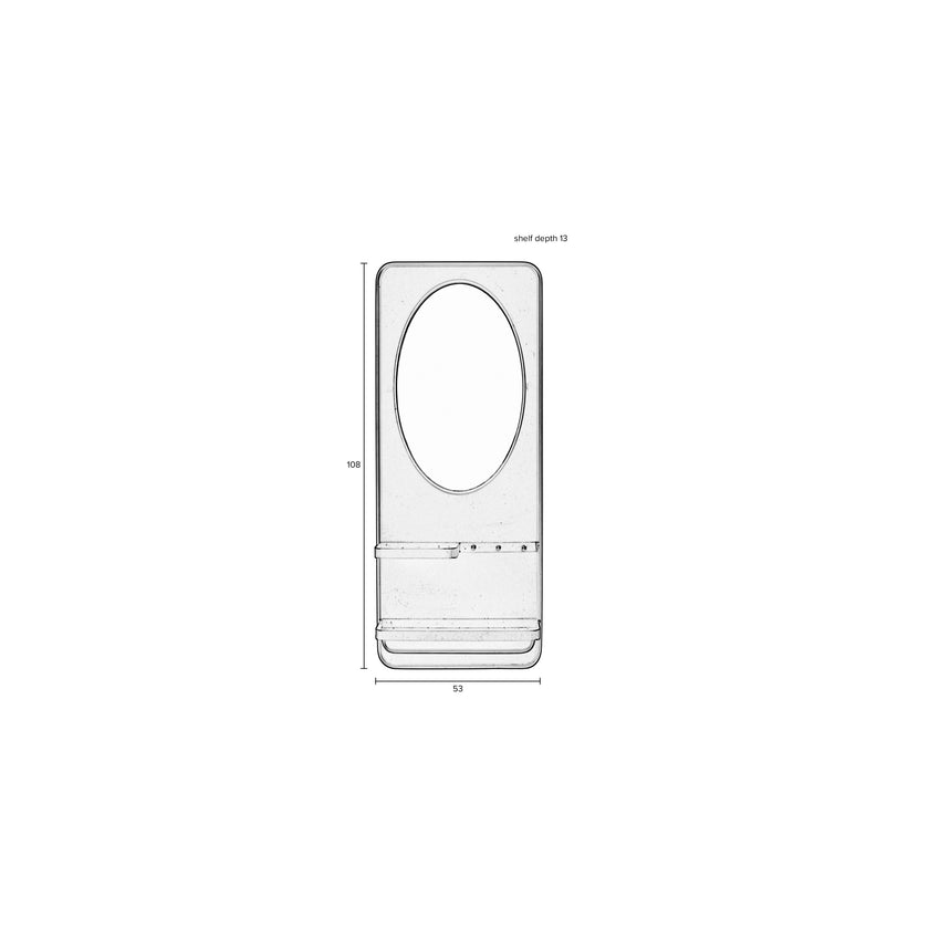 Pascal Spiegel Wandplank L