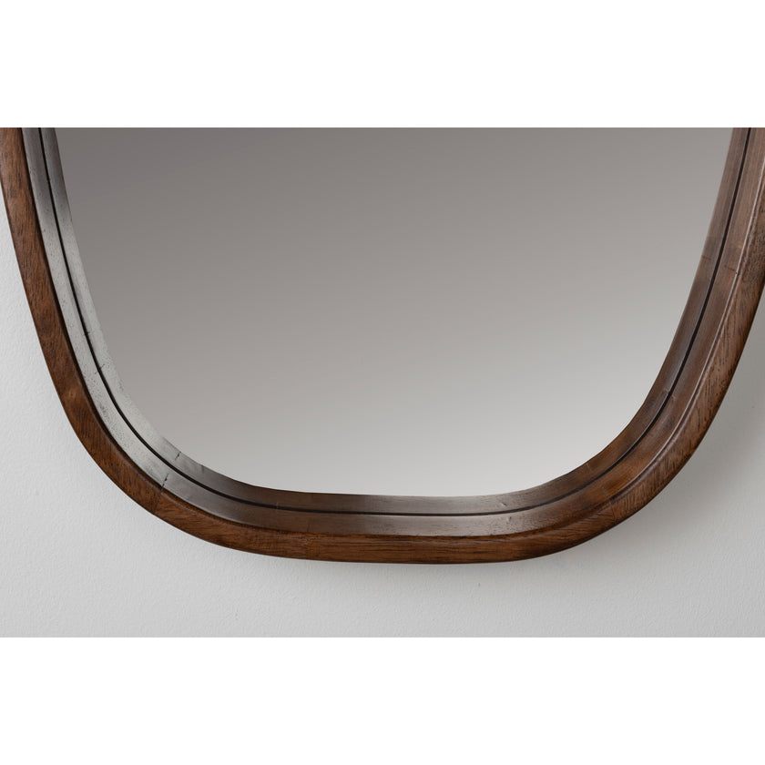 Nyko Spiegel/ Wandspiegel Hout Bruin 80x40 cm (M) Bruin